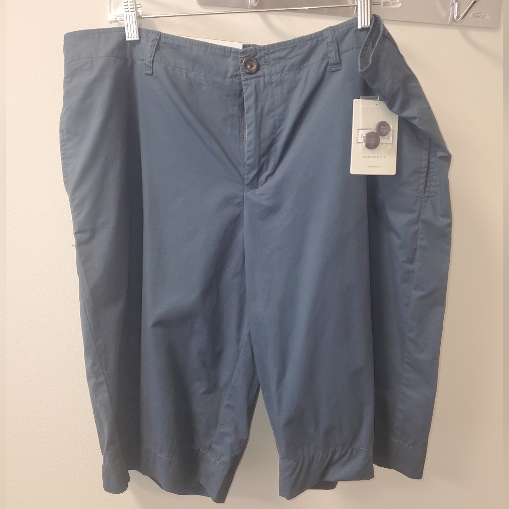 NWT‎ Merona 16 Slate Blue Casual Shorts